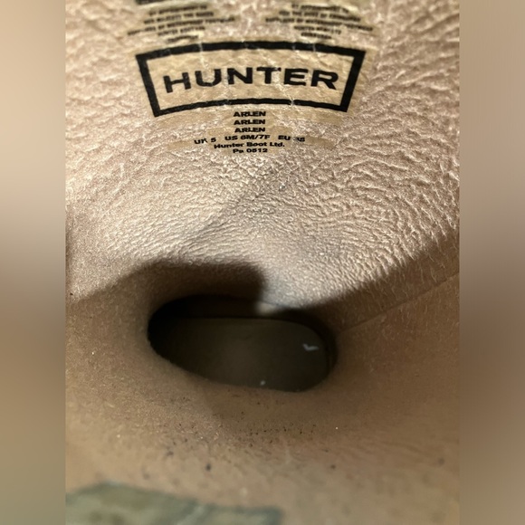 HUNTER RAIN / SNOW / ALL WEATHER BOOTS SIZE 7 - Picture 8 of 12